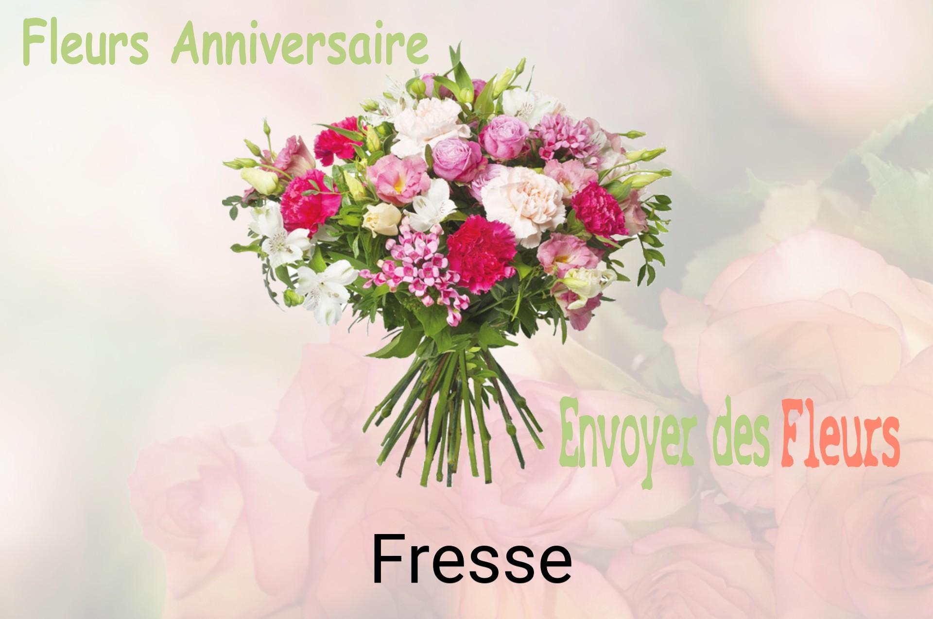 Bouquet de fleurs d’anniversaire livré à Fresse